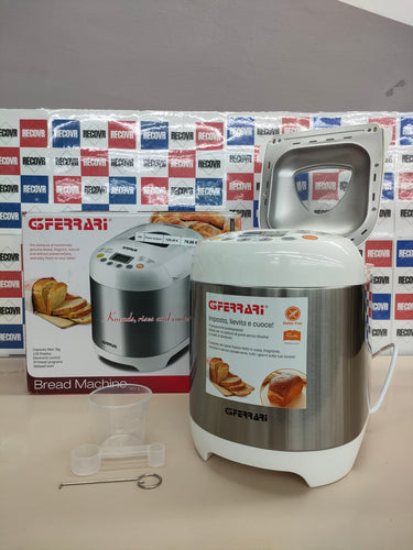 Panificadora 1 KG, 550 W, Acero Inoxidable, Blanco G3 Ferrari G1007800 G10078
